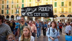 Großdemonstration gegen Massentourismus auf Mallorca