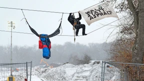 Fechenheimer Wald: Protest mit Blockade