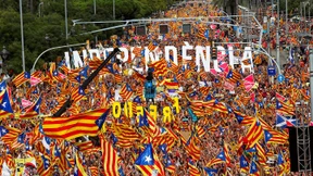 Hunderttausende demonstrieren für Unabhängigkeit Kataloniens