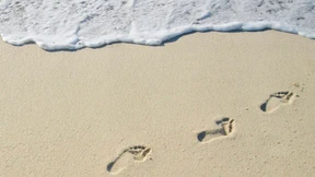 Auf nackten Sohlen unterwegs