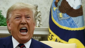 Trump zieht bei Pressetermin über Demokraten her