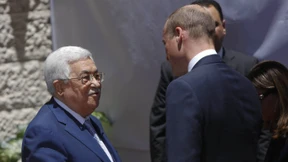 Prinz William trifft Palästinenserpräsident Abbas