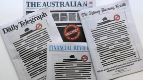 Schwarze Titelseiten in Australien