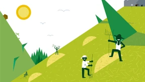 Hartes Buckeln ohne Murren