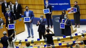 Belarussische Opposition mit Sacharow-Preis ausgezeichnet