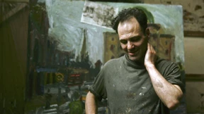 Sisyphos der Ölfarbe