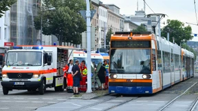 Verletzte bei Straßenbahnunfall in Mannheim