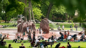 Die Partyszene erobert den Frankfurter Günthersburgpark