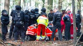 Räumung gestoppt nach tödlichem Sturz