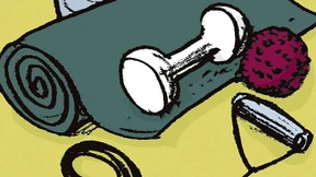 Manchmal springt eine 90-Jährige Trampolin  