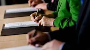 Die Handschrift der Kanzlerin 