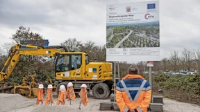 Beginn des zweiten Bauabschnitts der Regionaltangente West