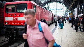 Luftholen vor dem Bahnstreik