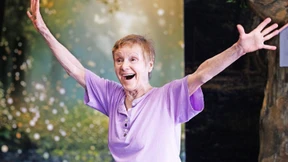 Margit Schulte-Tigges darf endlich den Puck spielen