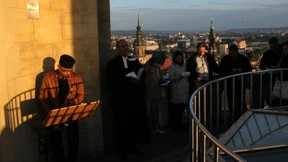 Über der Kuppel dem Himmel ganz nah