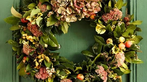 Ein buntes Kleid für den Eingang 