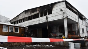 Großbrand in Kasseler Lagerhalle