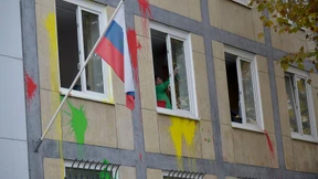 Farbanschlag auf russisches Konsulat