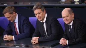 Hütchen spielende Ampel