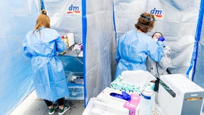 Das Geschäft der Testzentren