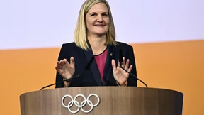 Die IOC-Präsidentin schaut weg