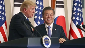 Moon für Dreier-Treffen mit Trump und Kim