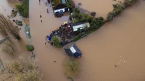 Heftige Überschwemmungen in Großbritannien