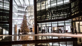 Weihnachtsbaum mit Werbewirkung