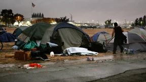 Nach den Flammen nun der Regen