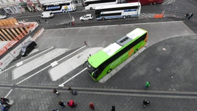 Erste Haltestellen für Fernbusbahnhof