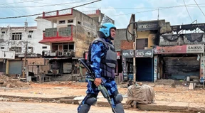 Es brennt vor den Toren Neu Delhis