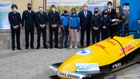 Bayerns Innenminister verabschiedet Polizeisportler