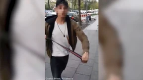 Kippa tragender Israeli wird mit Gürtel attackiert