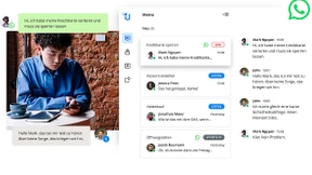 Per Whatsapp zur Bank