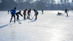 Eisvergnügen am Ostparkweiher
