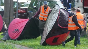 Irische Behörden räumen Zeltlager von Asylbewerbern