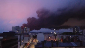 Feuer in französischer Chemiefabrik