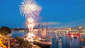 Rummelplatz am Rheinufer