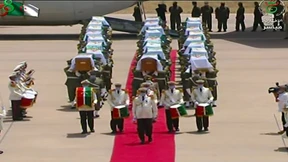 Zeremonie für algerische Widerstandskämpfer