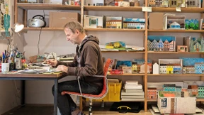 Kleinstadtidyllen in Pappkästen