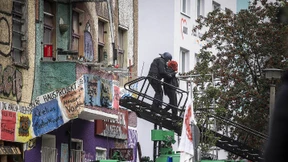 Räumung mit der Motorsäge