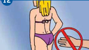 Das Berühren der Figüren mit den Pfoten ist verboten