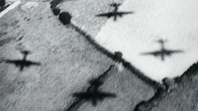 Der Blick aus dem Bombenschacht