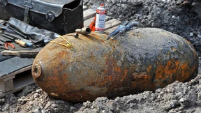 50 Kilo schwere Fliegerbombe entdeckt