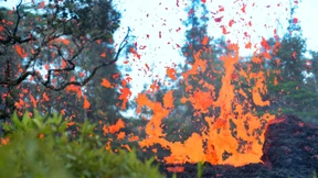 Und plötzlich ist da Lava im Garten