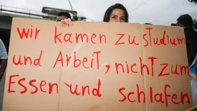 Industriepräsident Grillo macht Flüchtlingen Hoffnung auf Jobs