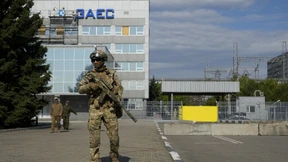 Expertenteam auf dem Weg zum ukrainischen Atomkraftwerk