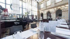 Vital-Drink  und Steinbutt 