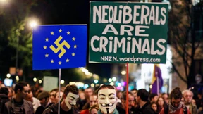 Tausende Spanier demonstrieren vor dem Parlament