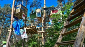 Protest gegen Tesla-Werk soll noch weitergehen